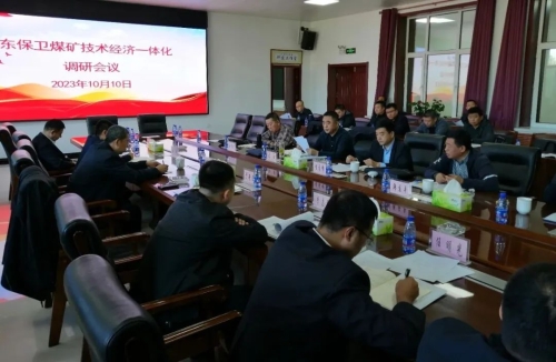 0月10日，，，，，，，，公司调研组到东保卫矿开展技术经济一体化